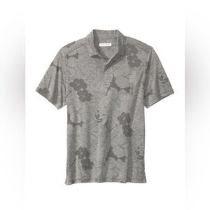 Tommy Bahama Blooms Polo - Gray HAWAIIAN 🌺 SHIRT SIZE 3XLB NWT